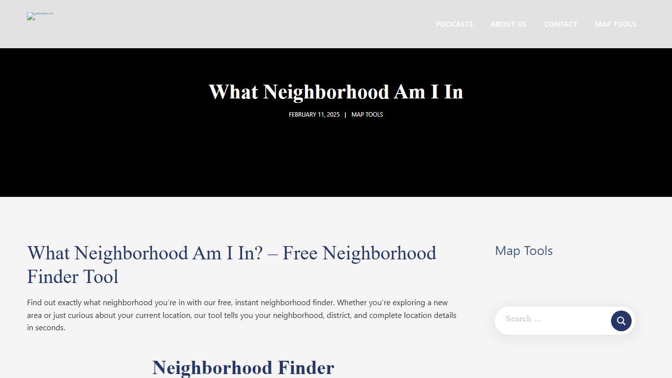 What Neighborhood Am I In - January 23, 2026
